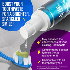 Whitening Toothpaste Booster with Enzymes & Peroxide – 1 fl oz