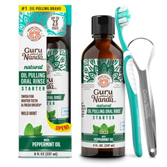 Coconut & Peppermint Oil Pulling, Starter Kit – 8 fl oz