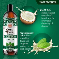 Coconut & Peppermint Oil Pulling – 8 fl oz