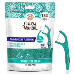 Dual Slickers Floss Picks – 150 Count