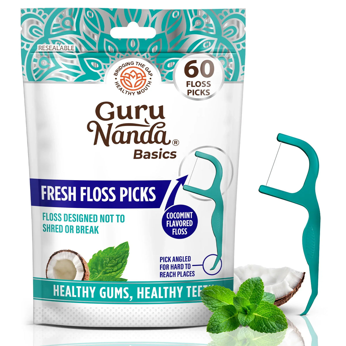 Fresh Floss Picks – 60 Count