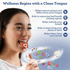 Dual Action Tongue Cleaner – 1 Pack (Colors May Vary)